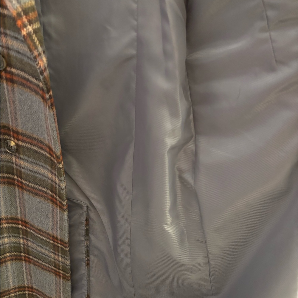 Lauren Ralph Lauren Multicolor Plaid Trench Coat - Picture 12 of 12